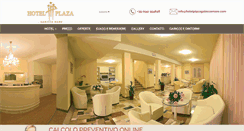 Desktop Screenshot of hotelplazagabiccemare.com